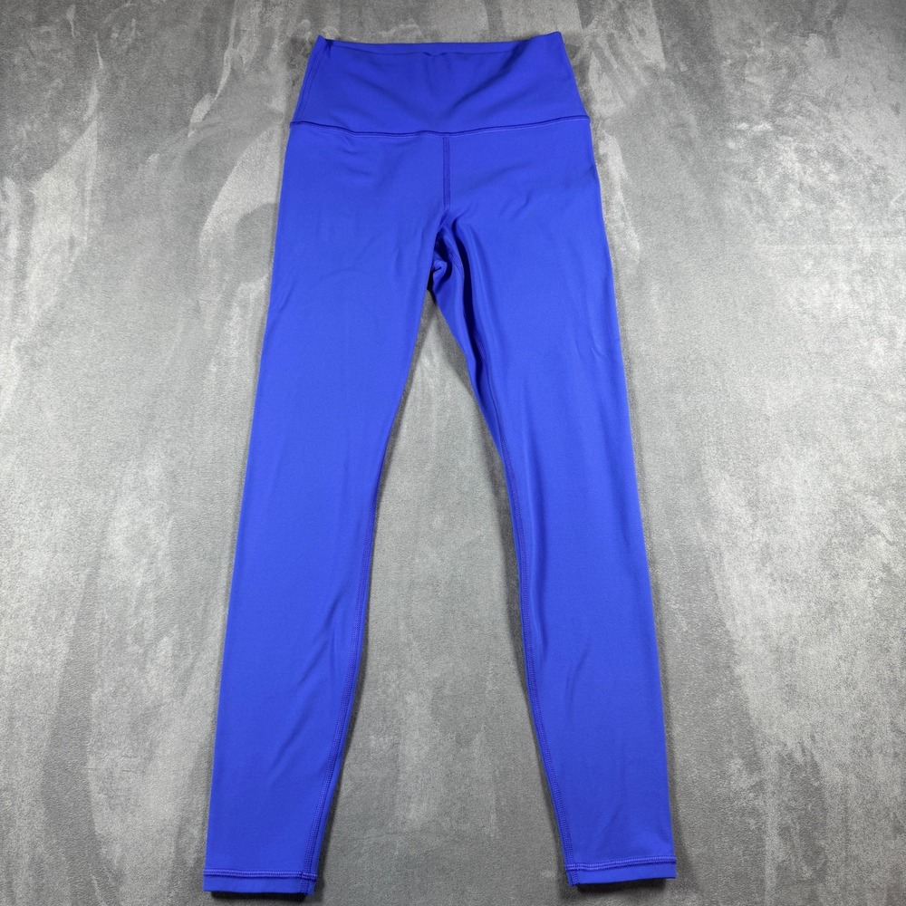 Athleta Transcend Tight Leggings Royal Blue High Rise Yoga Pants Womens Small